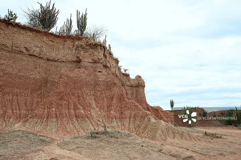 库斯科小路，塔塔科阿沙漠，比亚维哈，乌伊拉，哥伦比亚图片素材
