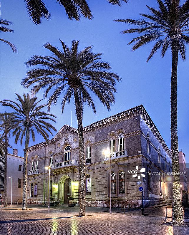 阿尔梅里亚主教座堂主教宫殿外墙图片素材