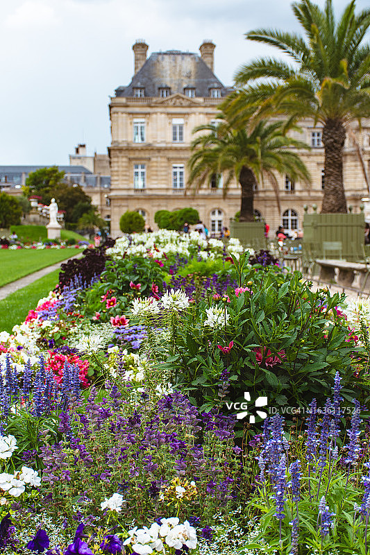 巴黎卢森堡花园图片素材