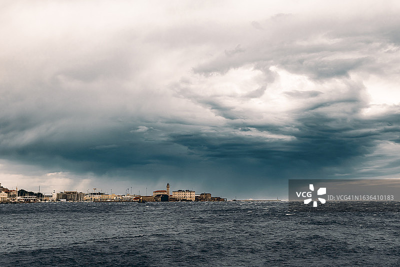 的里雅斯特的极端天气图片素材