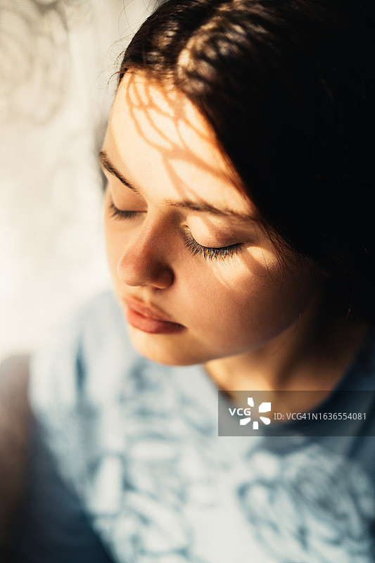 少女肖像图片素材