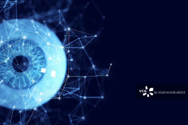 眼睛扫描与网络图片素材