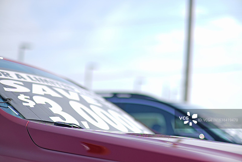 待售的新车图片素材