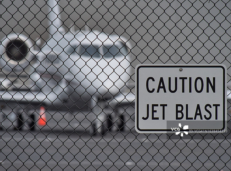 喷气冲击危险警告图片素材