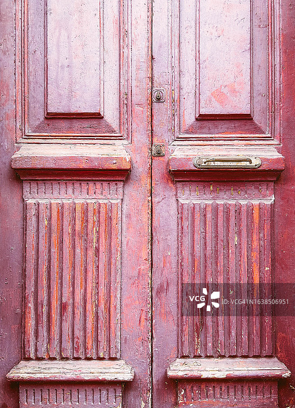 旧木制红门图片素材