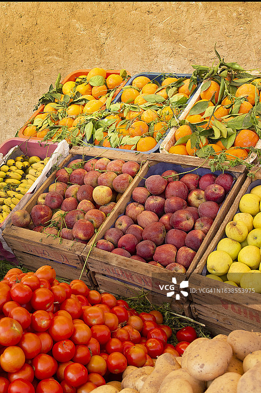 水果摊位图片素材