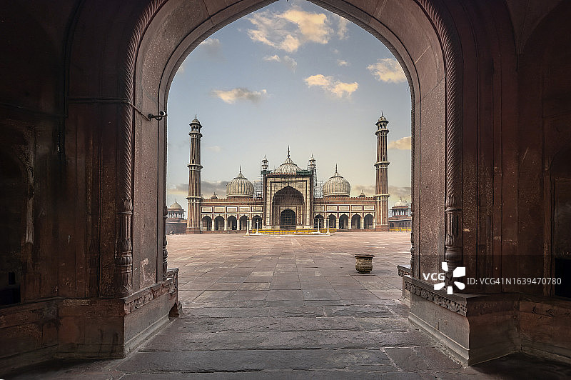 德里贾玛清真寺图片素材