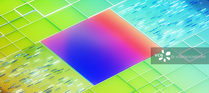 未来可视化：AI数字数据、网络结构与云创新图片素材