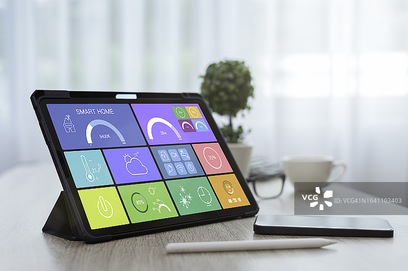 App智能生活方式科技控制家居电子产品图片素材