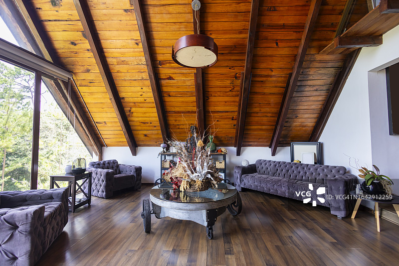 没有家人的客厅图片素材