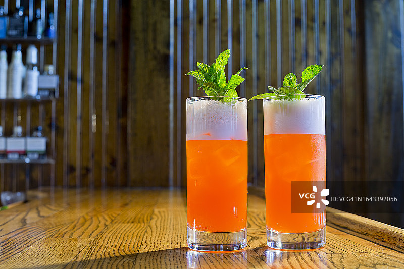 餐厅酒吧的鸡尾酒图片素材