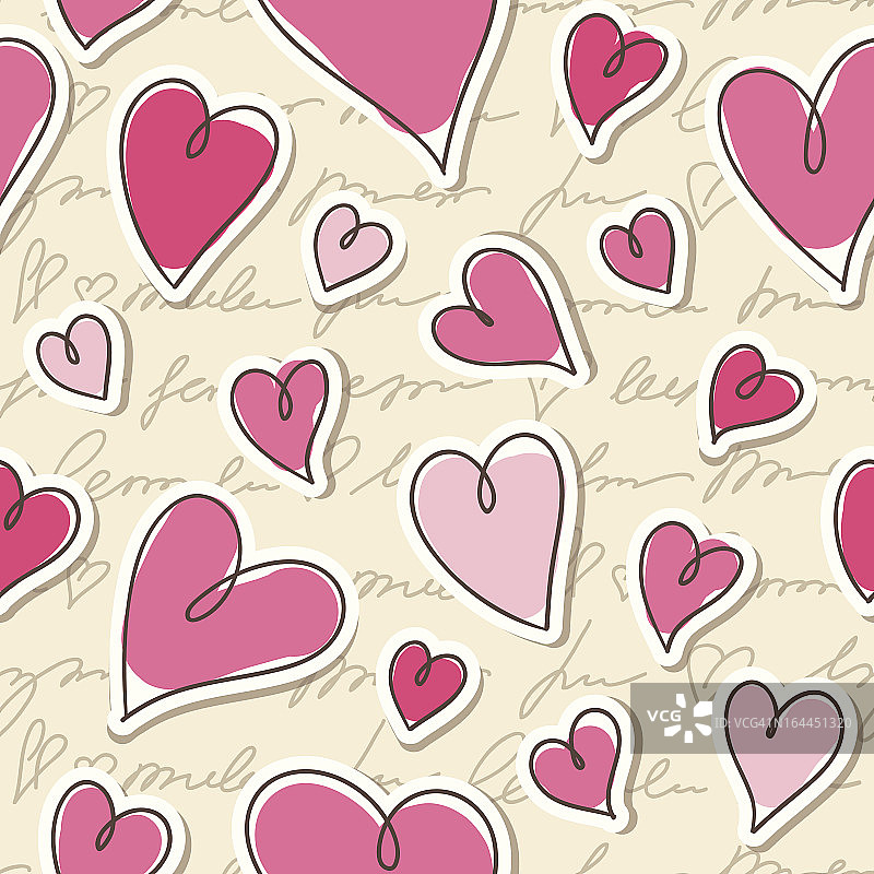 心形图案矢量素材图片素材