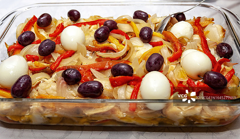 巴西鳕鱼菜肴图片素材