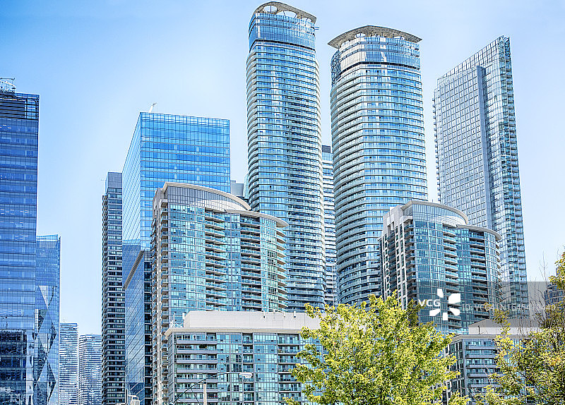 加拿大多伦多市中心的现代建筑图片素材