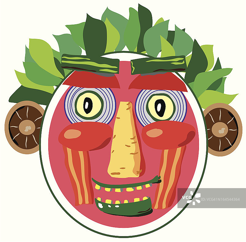 蔬菜头部图片素材