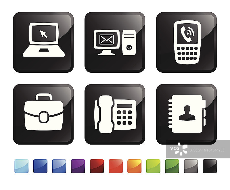 免版税现代科技矢量图标图片素材