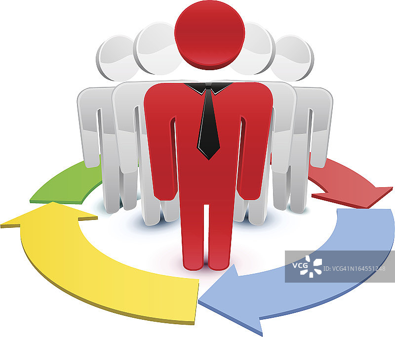 团队流程图图片素材