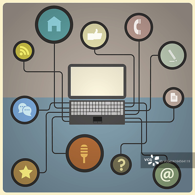 网页设计模板概念图片素材