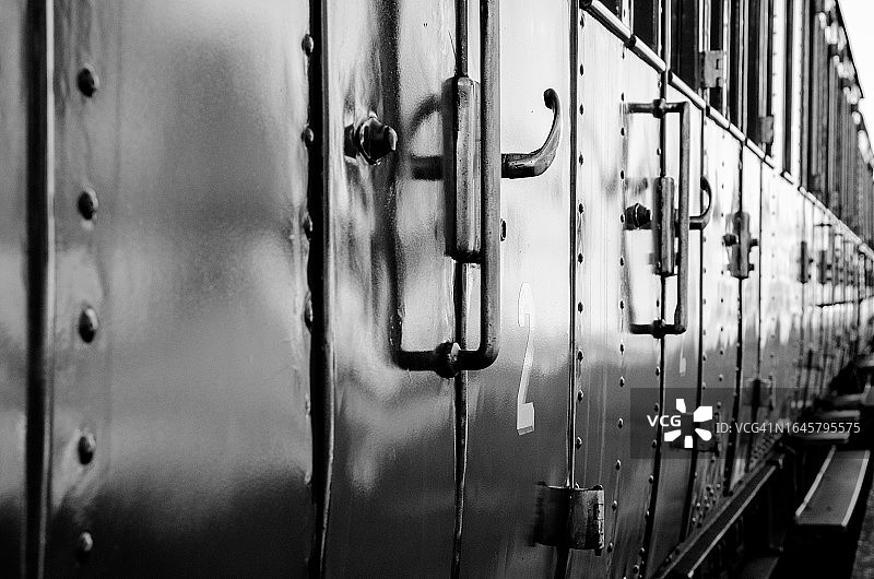 意大利蒸汽机车老式火车图片素材