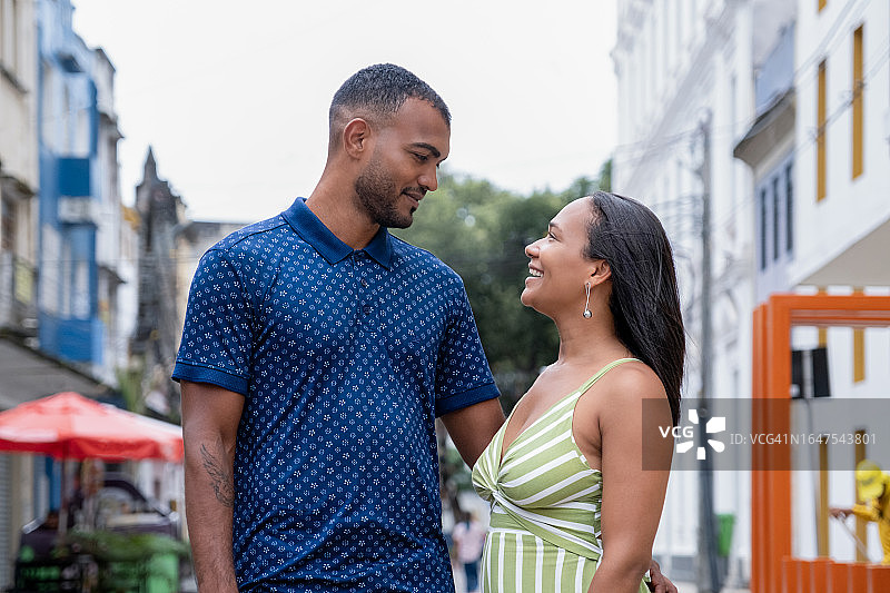 累西腓的巴西夫妇图片素材