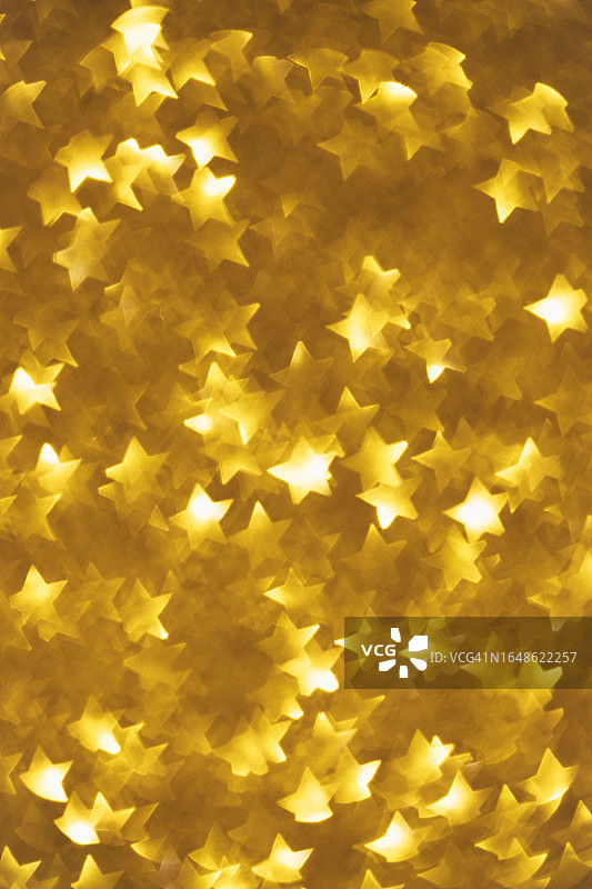 金色闪光星星散景灯光背景图片素材