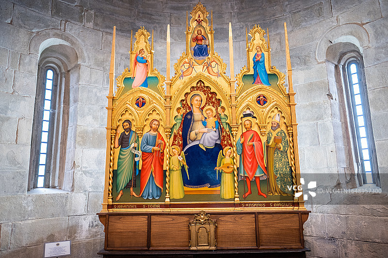 瓦莱里亚纳的卡斯特尔韦基奥 - 意大利托斯卡纳区皮斯托亚省图片素材