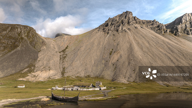 冰岛维京村落图片素材