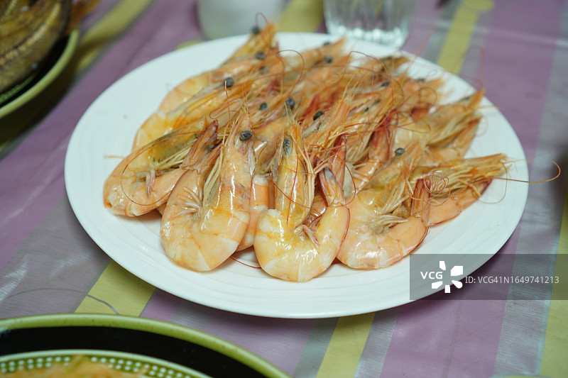 水煮虾仁图片素材