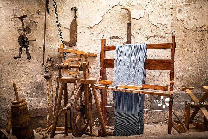 瓦莱里亚纳的卡斯特尔韦基奥 - 意大利托斯卡纳区皮斯托亚省图片素材