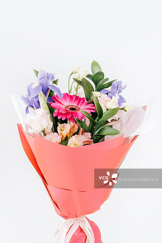 包装精美的花束图片素材