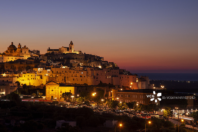 奥斯图尼全景视角图片素材