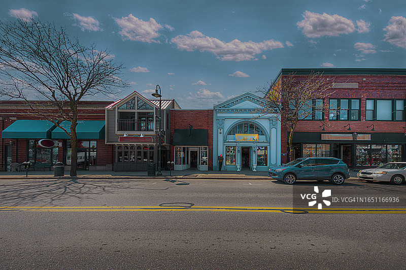 Bridge 街上的建筑外墙图片素材