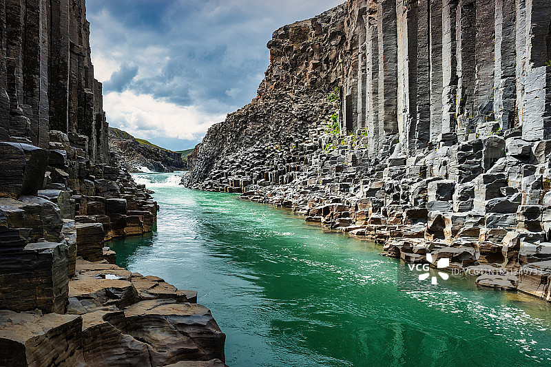 冰岛斯图拉吉尔峡谷图片素材