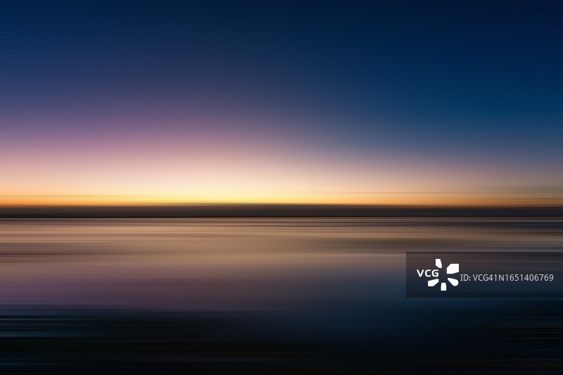 地平线日出运动效果图片素材