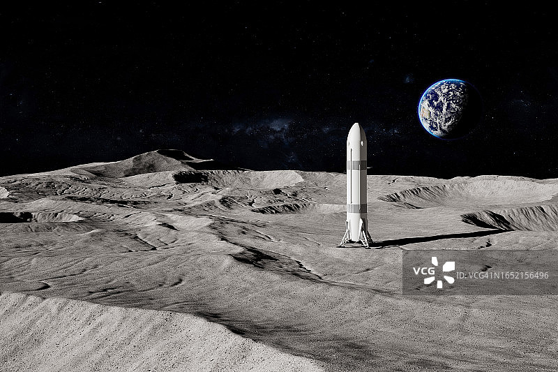 月球基地营地图片素材