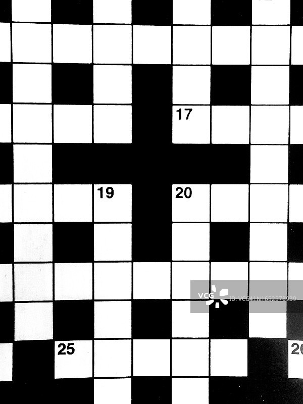 纵横字谜网格图片素材