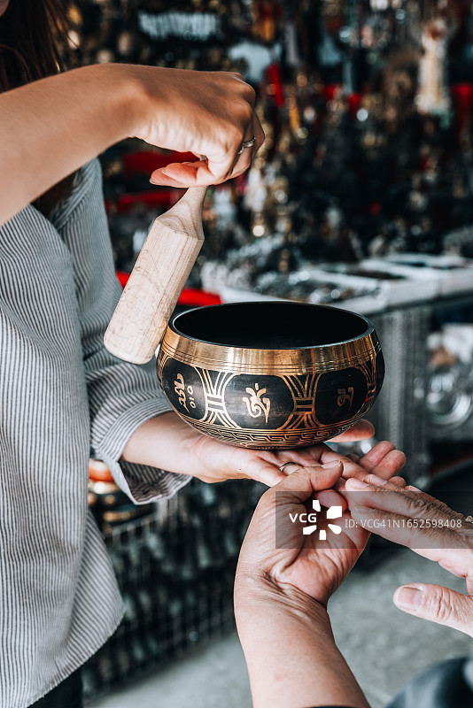 在泰国学习颂钵演奏图片素材