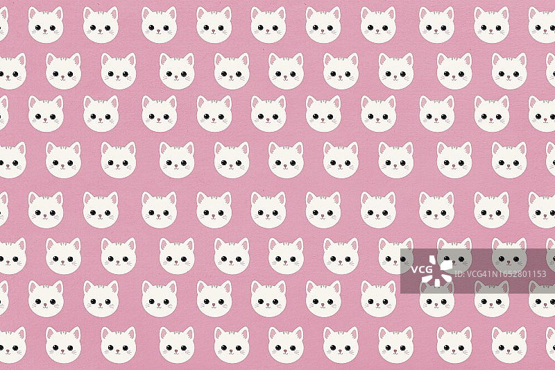 小猫无缝图案图片素材