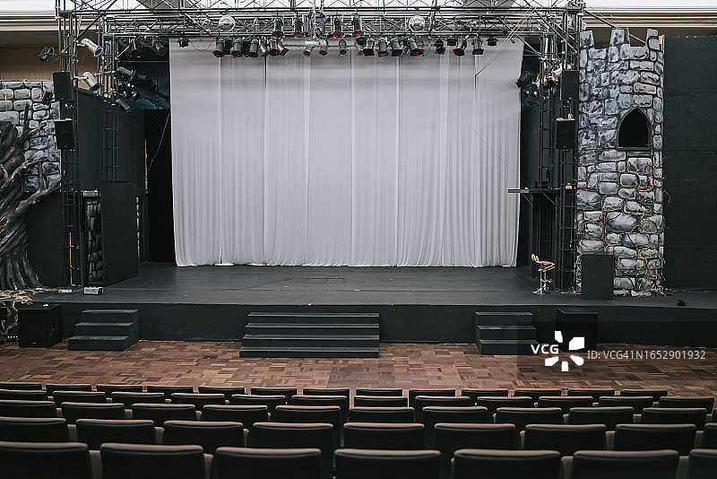 带背景的音乐舞台剧院演唱会图片素材