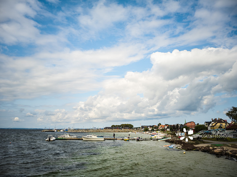 波兰热门海滨度假胜地：库ź尼察图片素材