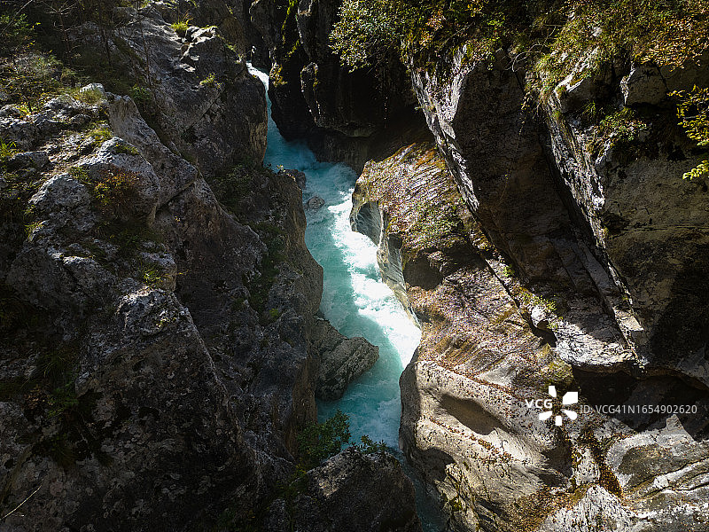 斯洛文尼亚索察河峡谷风光图片素材