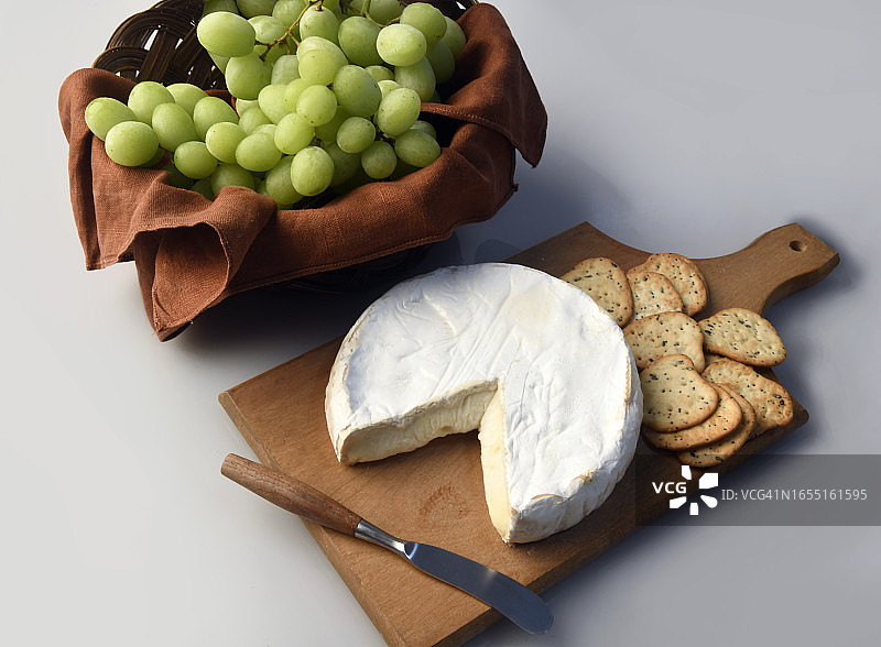 布里奶酪轮图片素材