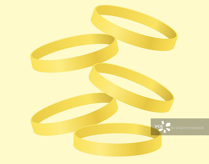 五个金戒指图片素材