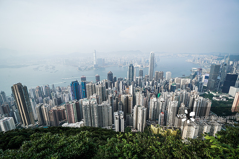 中国香港鸟瞰图图片素材