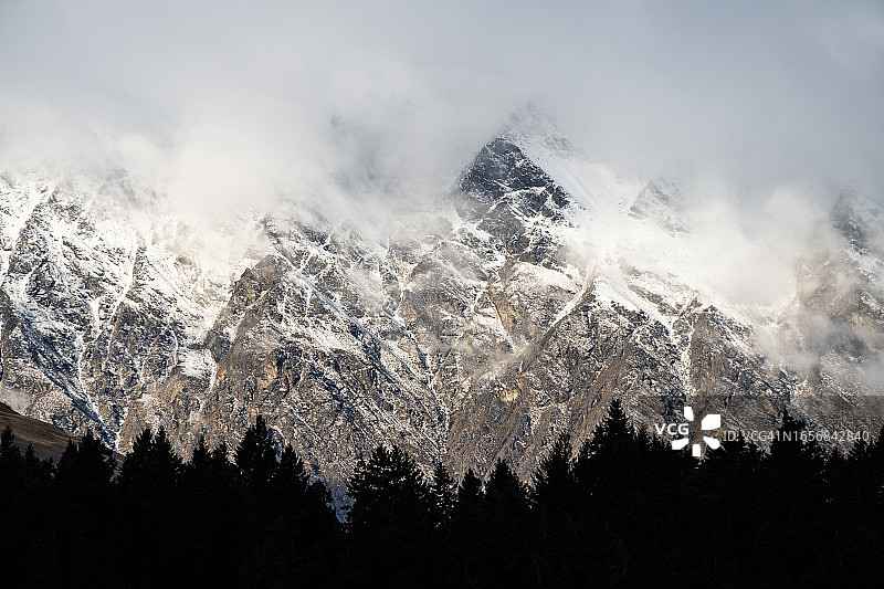 新西兰的卓越山图片素材