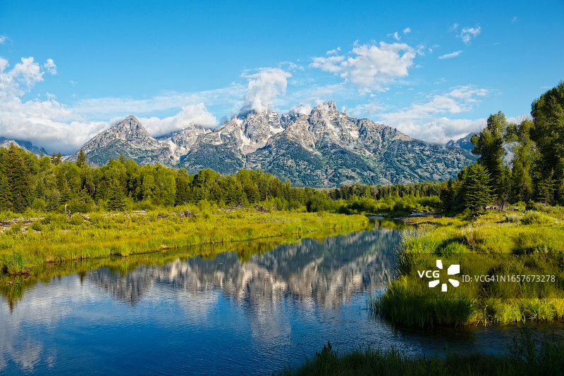 提顿峰景观图片素材