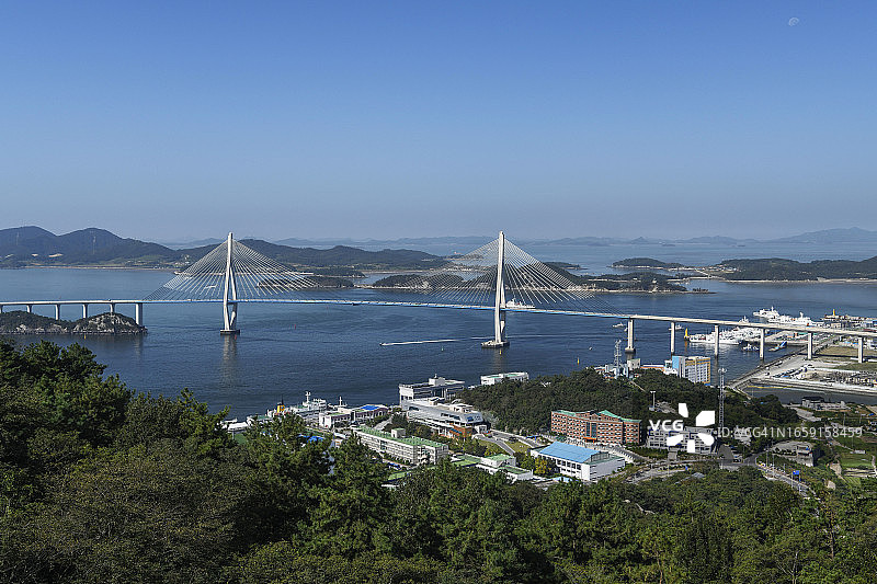 全罗南道木浦市木浦大桥图片素材