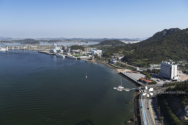 全罗南道木浦市风光图片素材