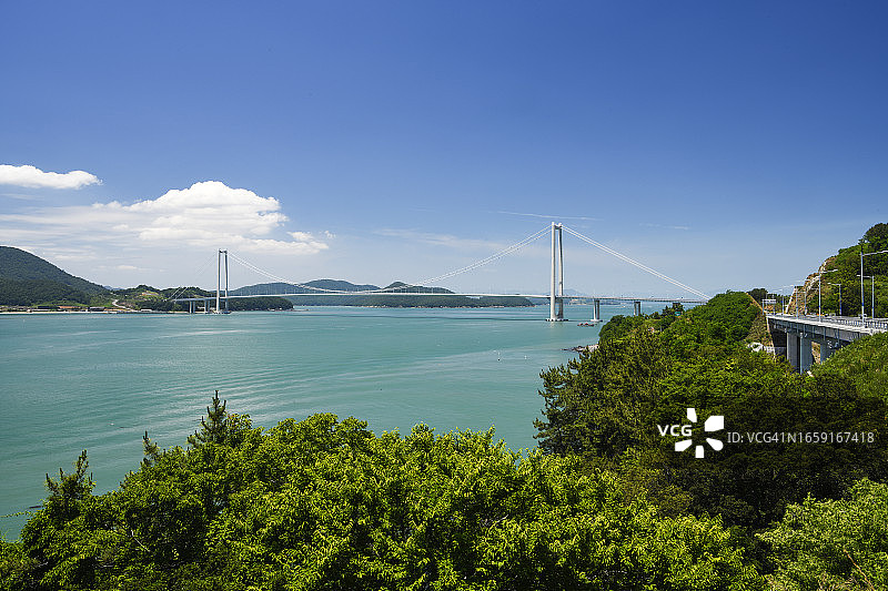 全罗南道高兴郡八泳大桥图片素材