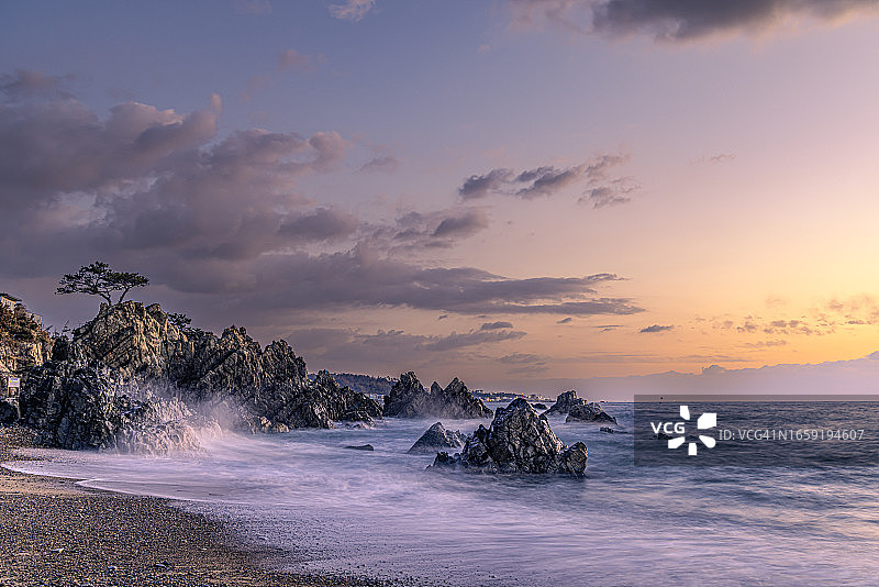 庆州直浦海滩图片素材